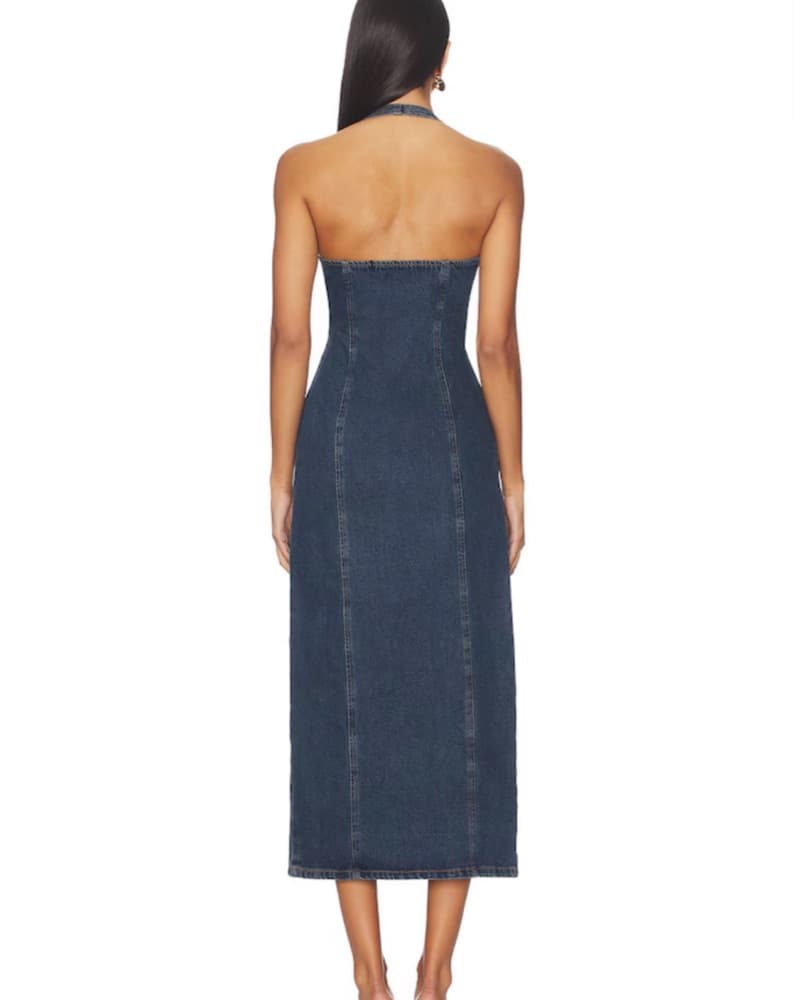 Kenny Maxi Dress in Indigo - Image 2