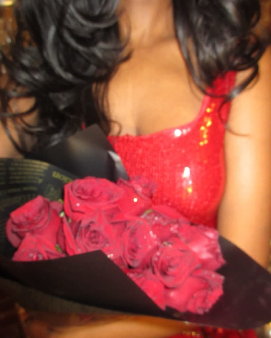 Sequin Red Holiday Mini Dress - Image 3