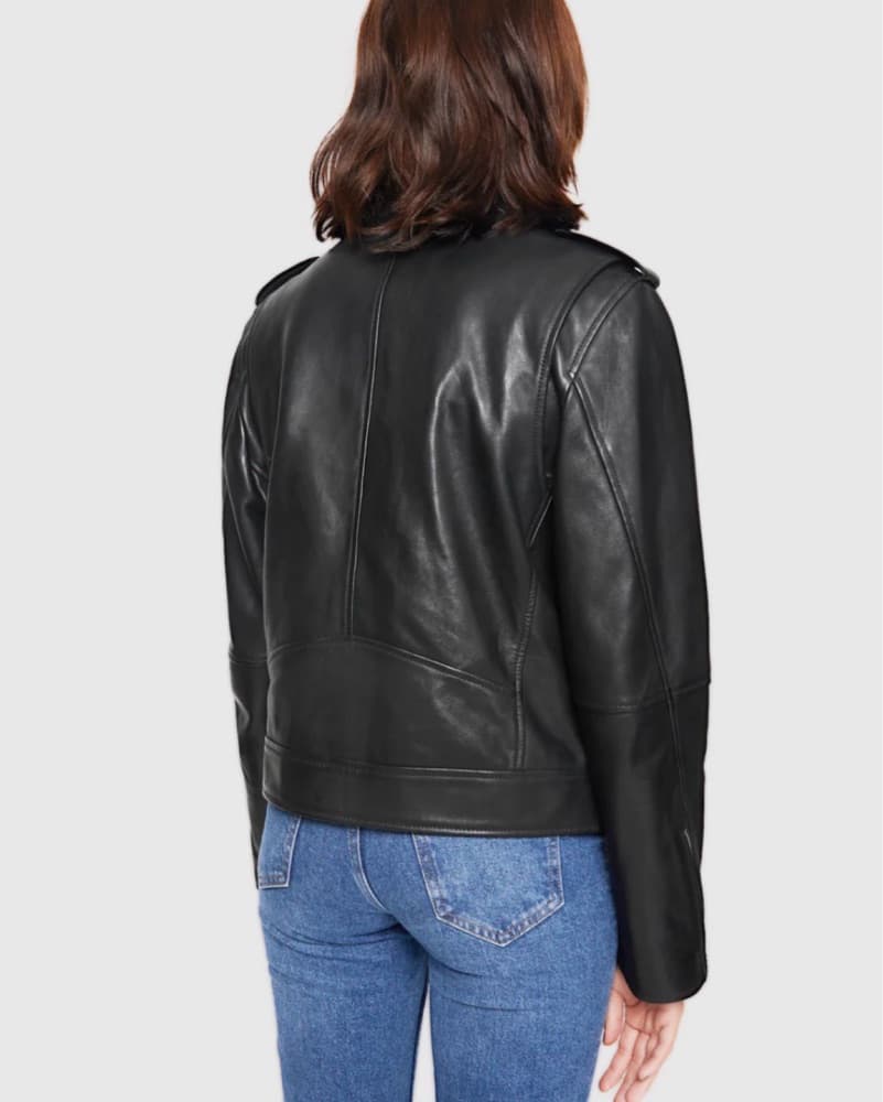 Oversized Leather Moro Jacket  - Image 2