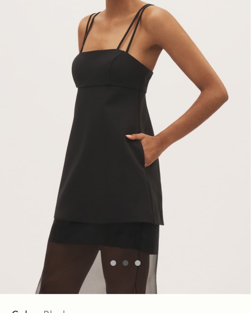 Satin Layered Sheer Maxi Dress - Image 6