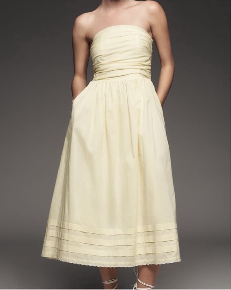 Yellow Anthropologie Dress - Image 1