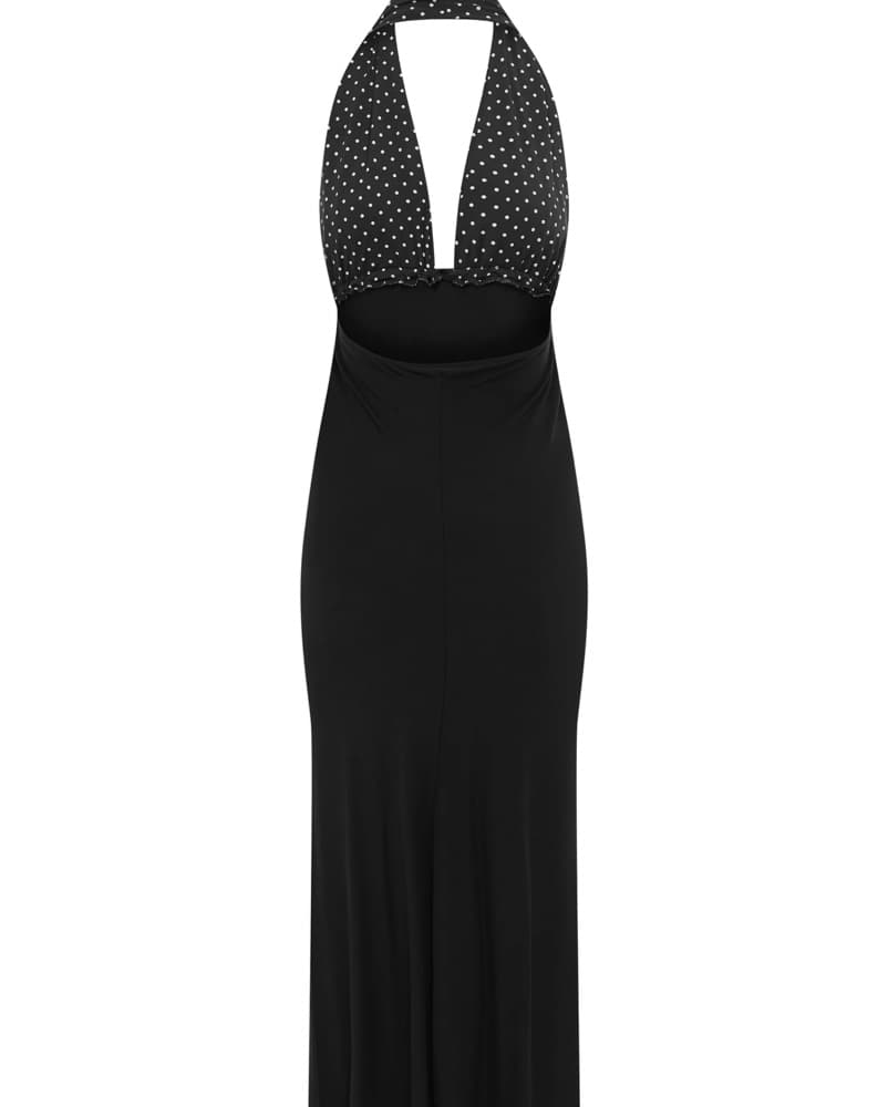 With jean polka Dot Dress - Image 3