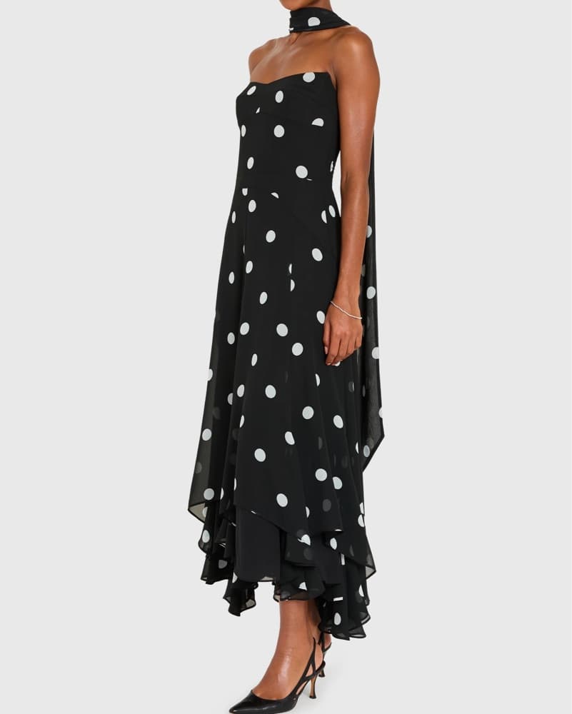 Amanda Uprichard Monterey Dress & Scarf - Image 4