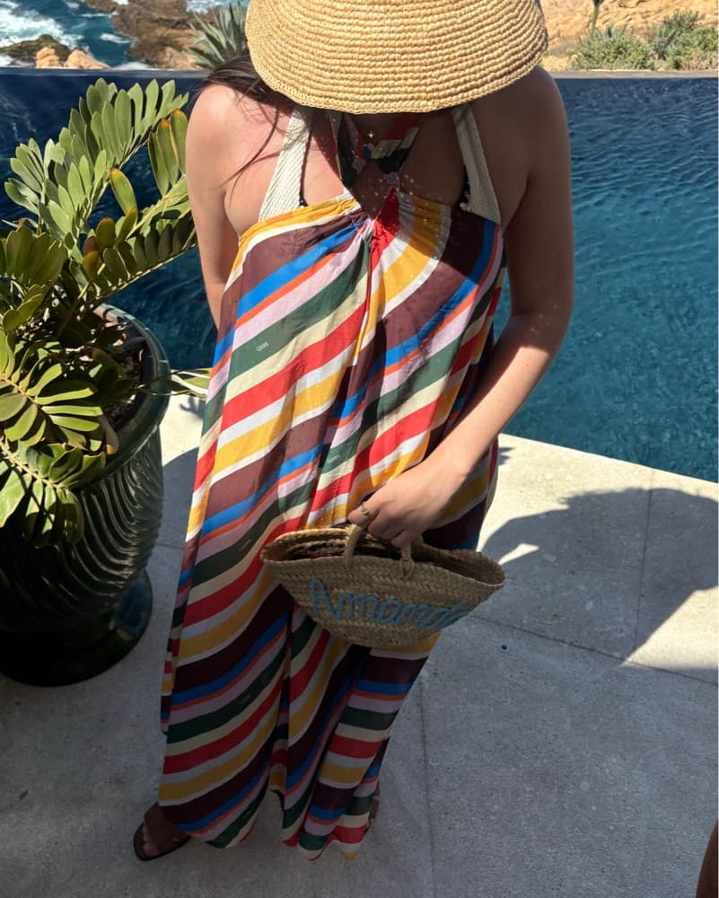 Ganni Rainbow Beach Coverup Halter  - Image 2