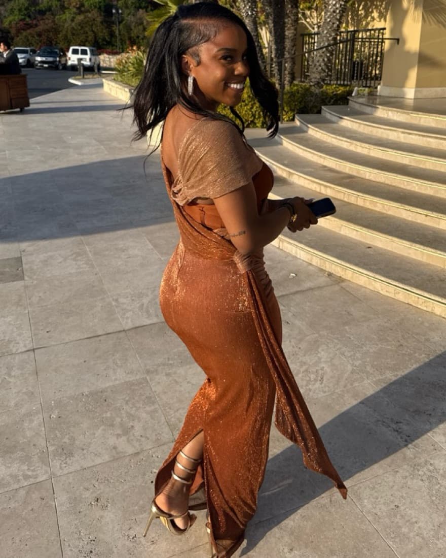 JluxLabel Brown Maxi Dress - Image 2