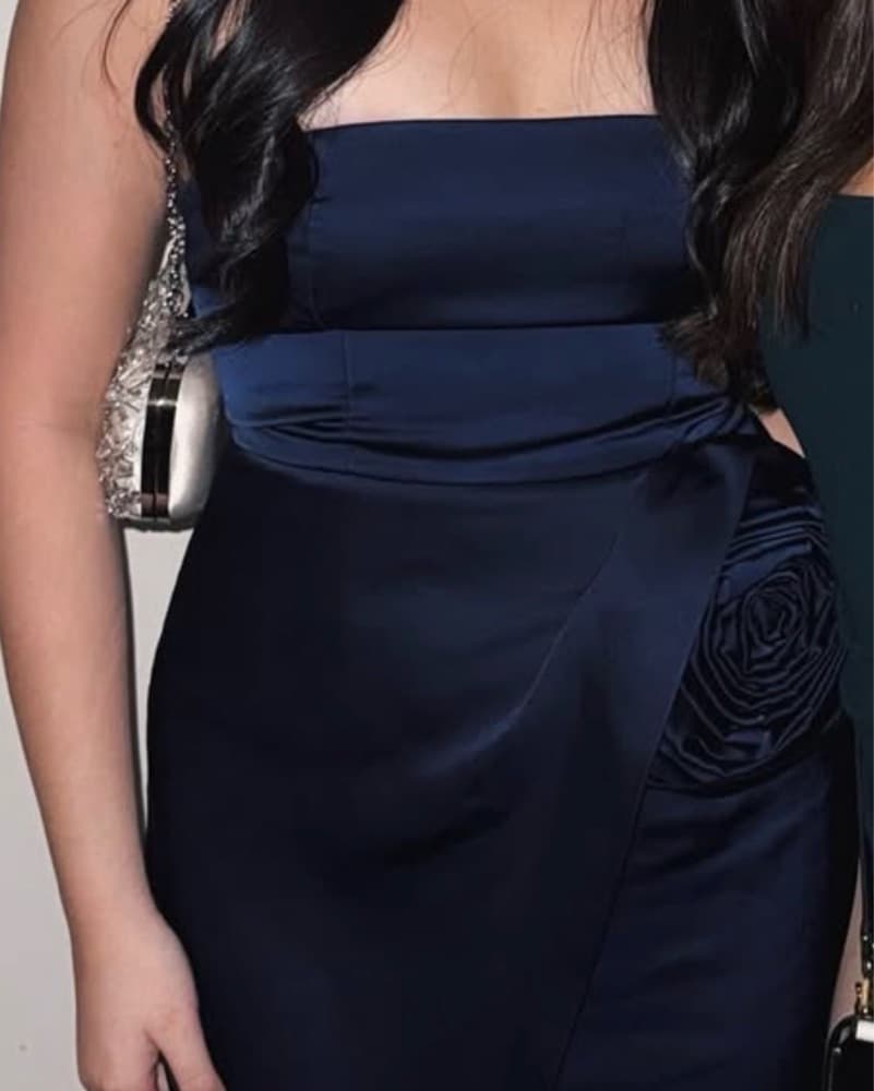 Ronny Kobo Navy Dress - Image 2