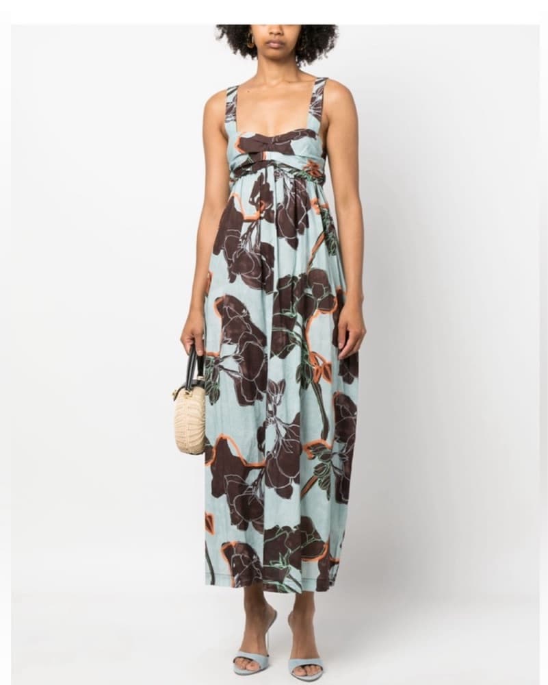NWT Vibrant Floral TELA Maxi Dress - Image 1