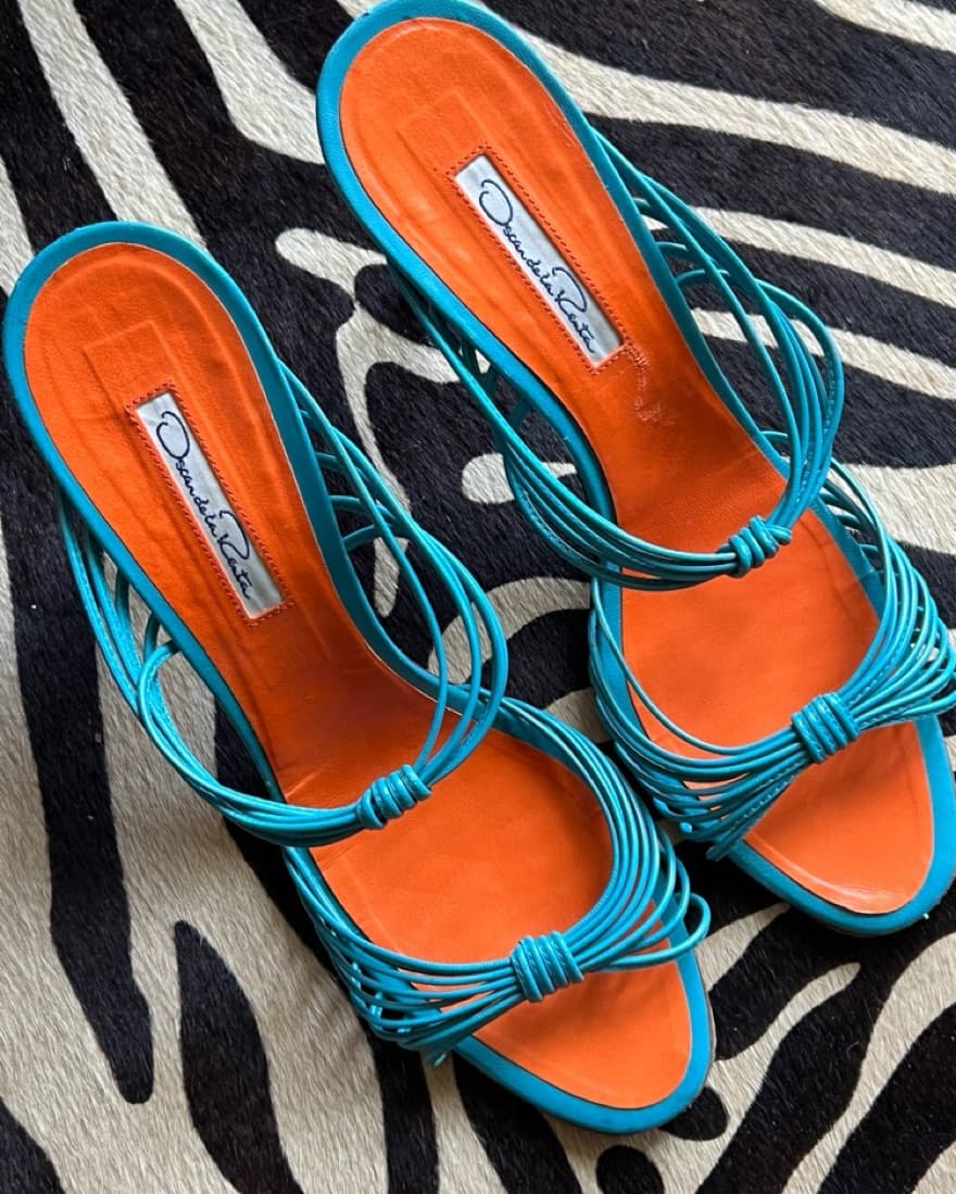 Vintage Oscar De La Renta Sandals  - Image 3