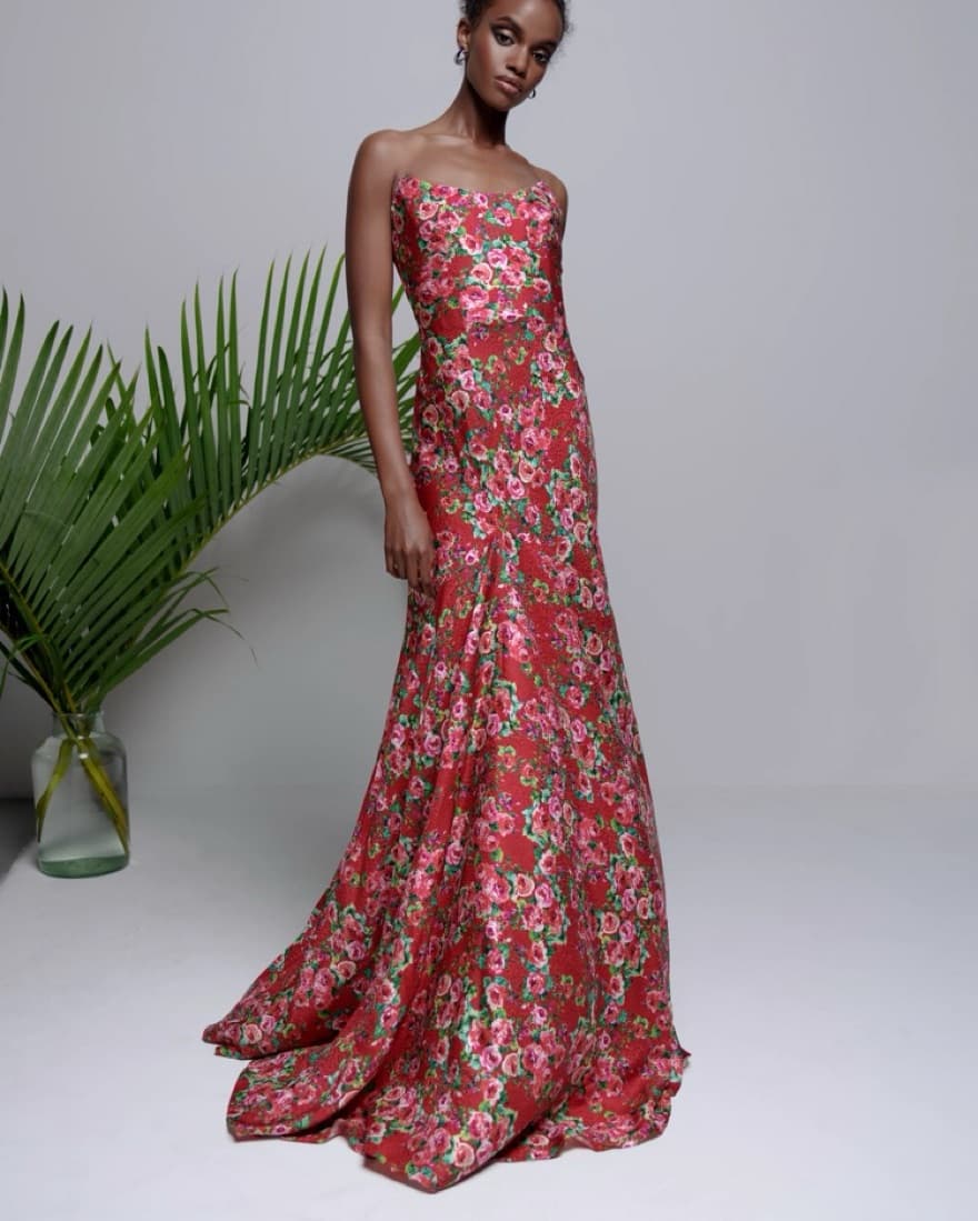 Markarian Tallulah Rose Floral Gown - Image 2