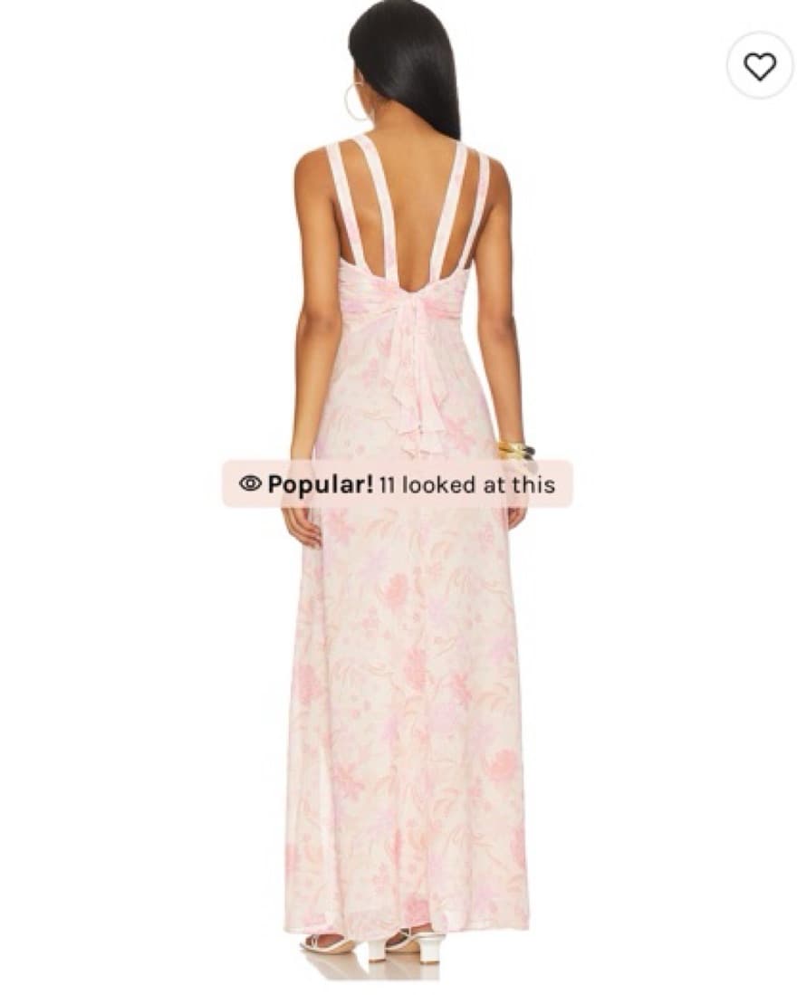 Pink Floral Tularossa Maxi Dress - Image 4