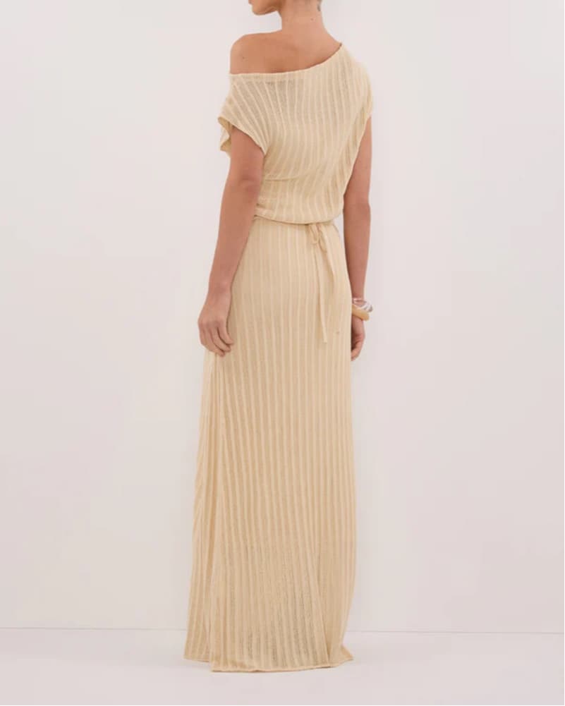 Diish Knit Semi-Sheer Maxi Dress  - Image 4