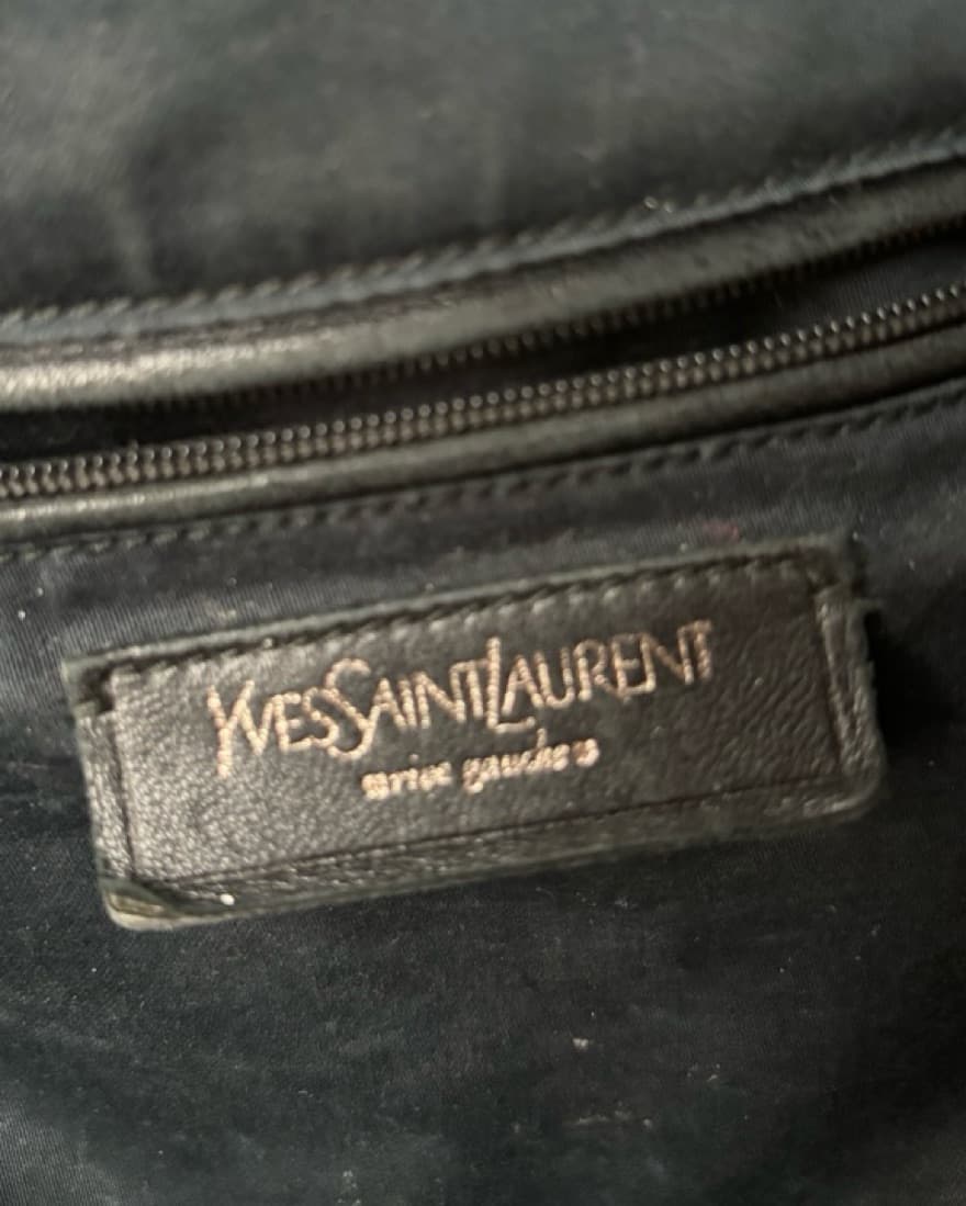 Vintage YSL Easy Patent Tote Bag - Image 6