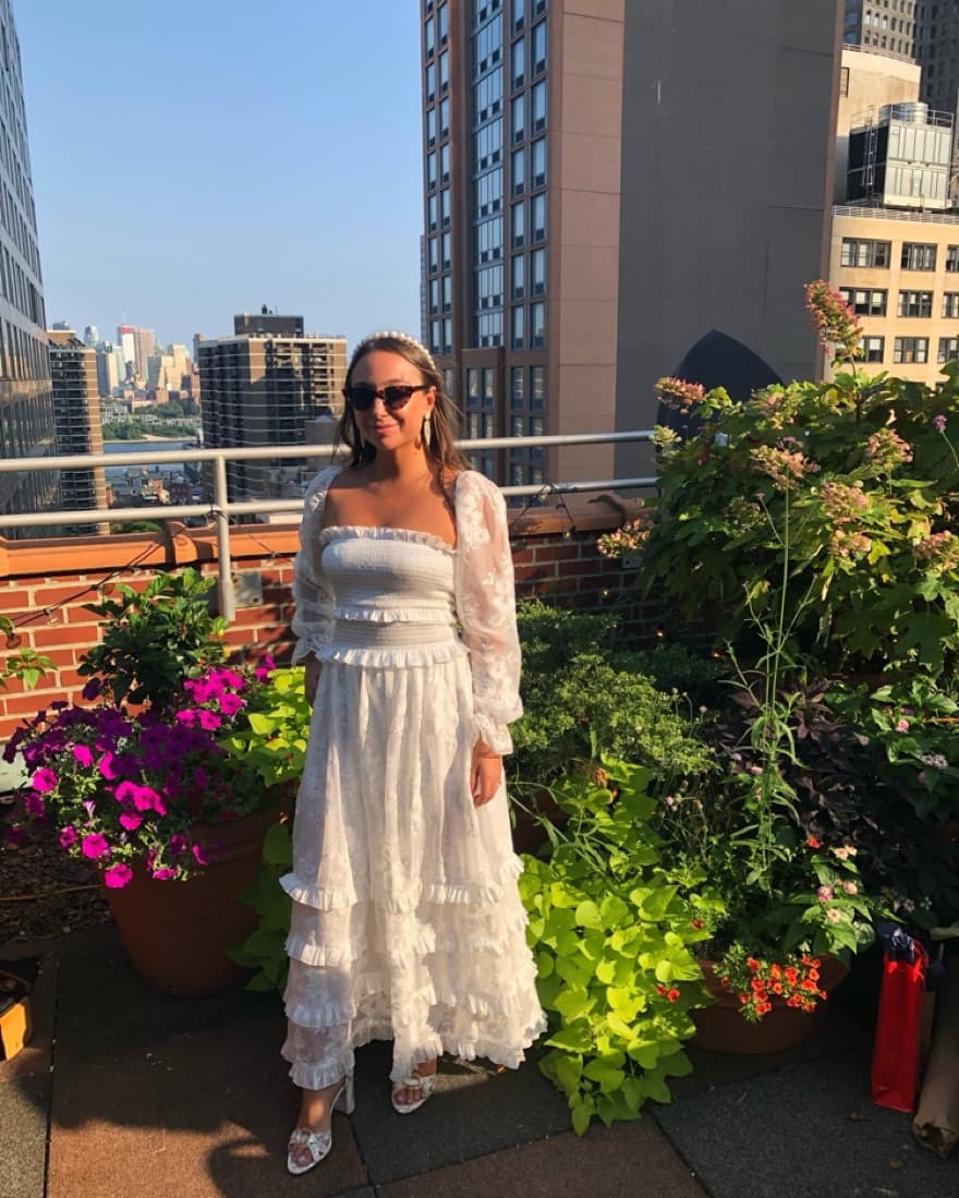 V Chapmam White Dress  - Image 2