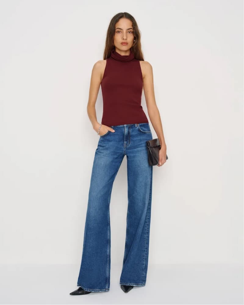 Marcy Cashmere Turtleneck Tank - Image 1