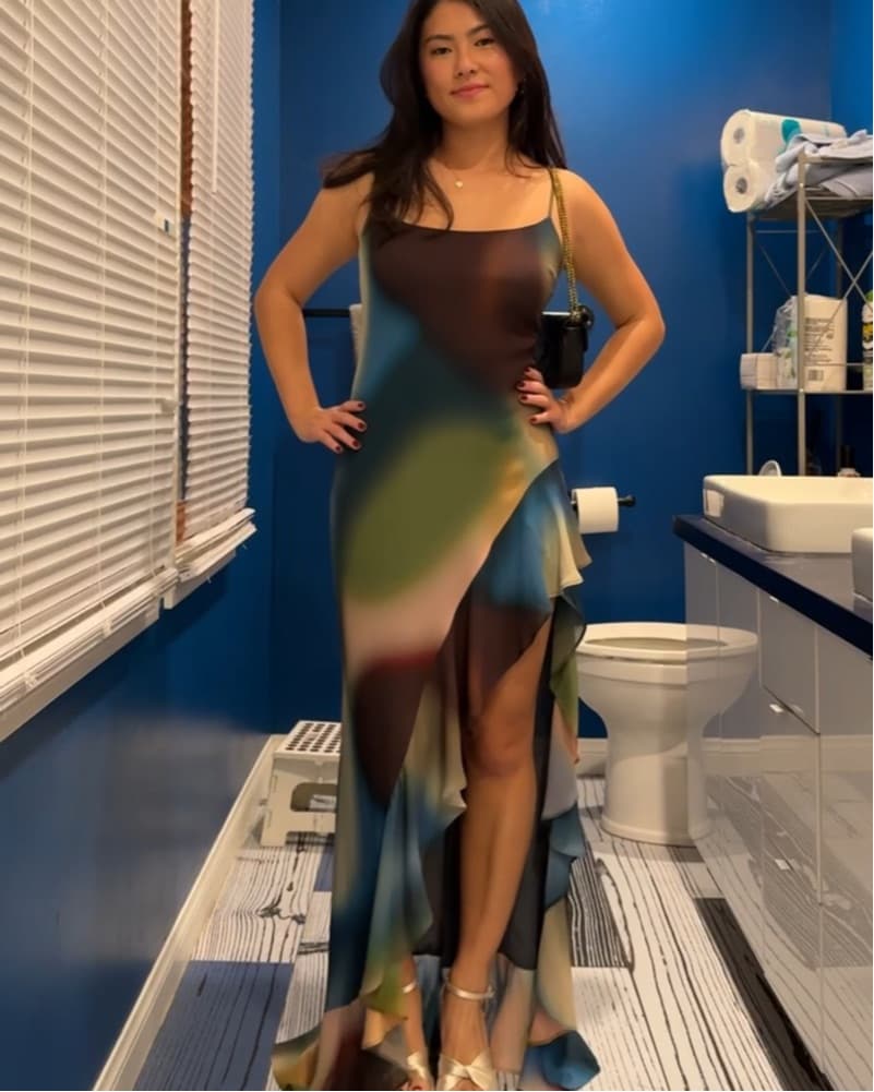Vibrant Tie-Dye Maxi Dress - Image 2