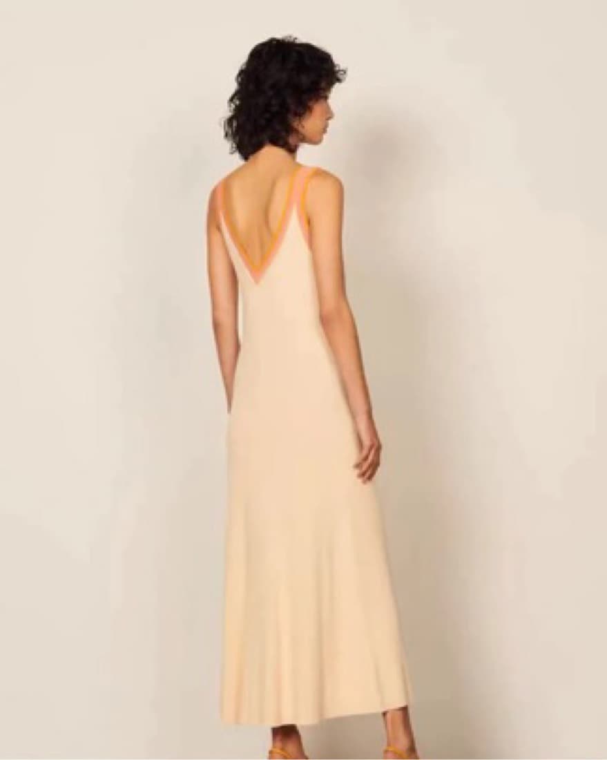 Sandro Ribbed Maxi Dress - Image 3