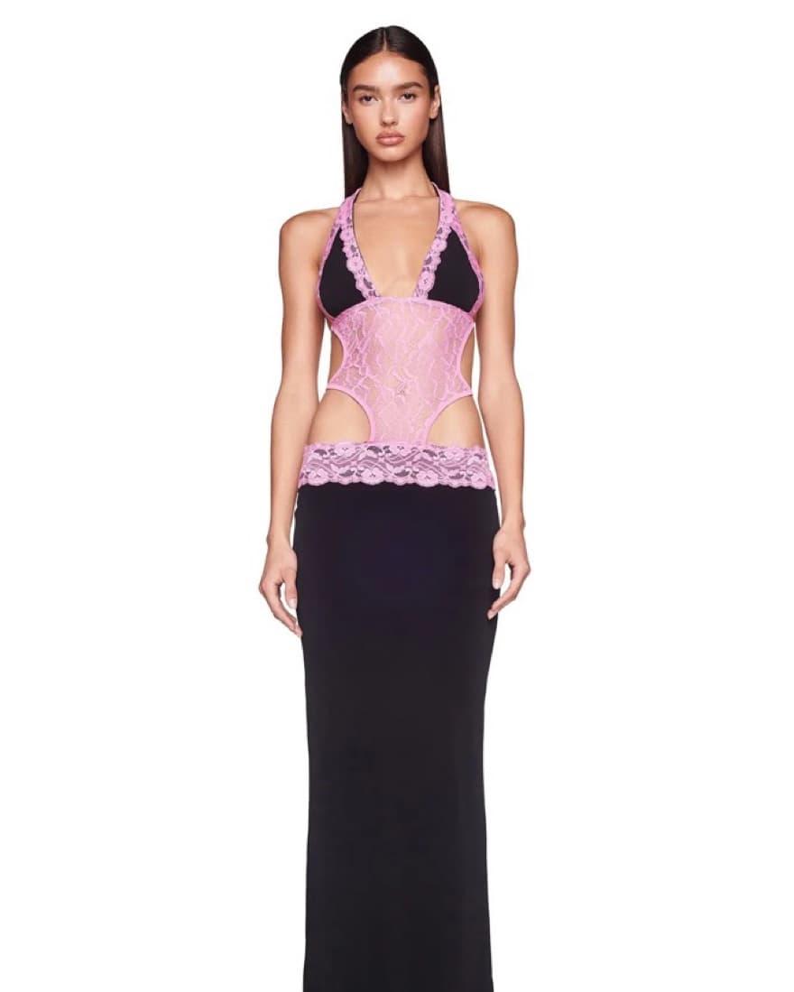 Iamgia Black and Pink Dress - Image 1