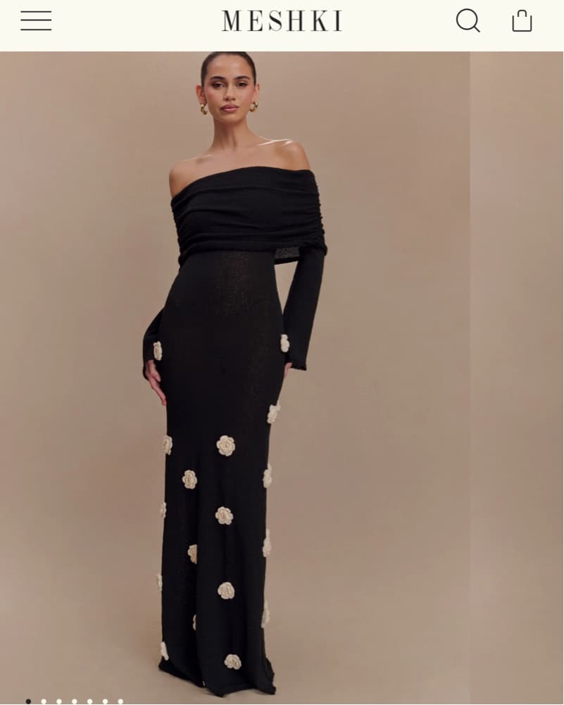 Elegant Floral Maxi Dress - Image 1