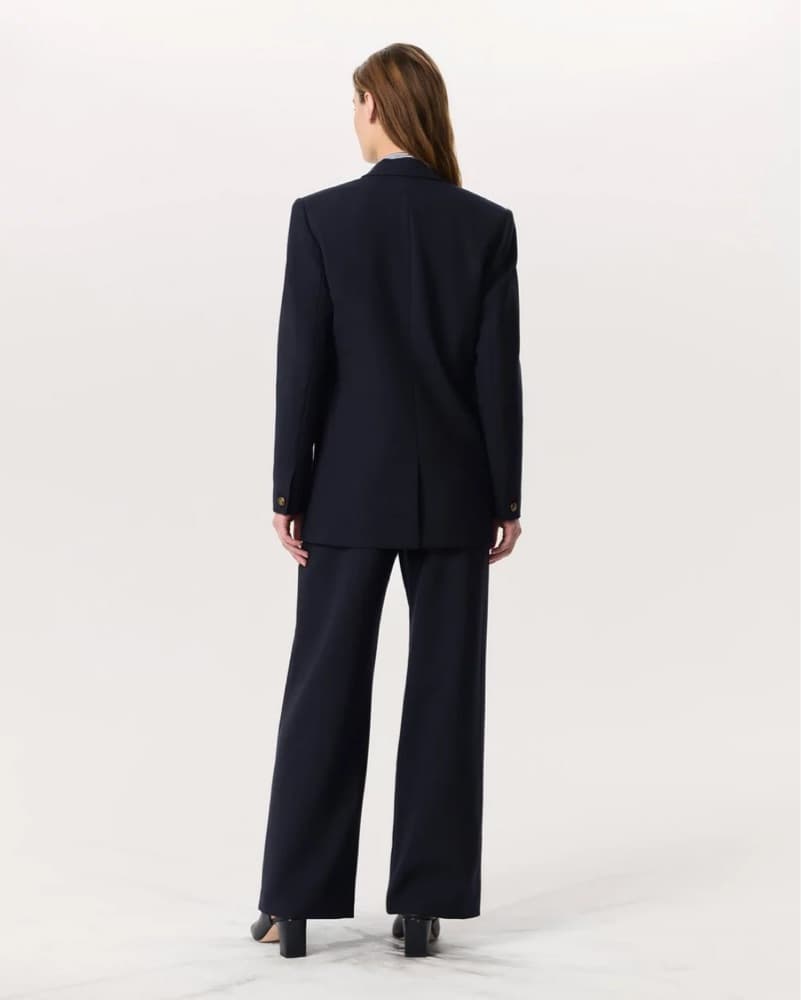 Rag & Bone Navy Double-Breasted Blazer - Image 4
