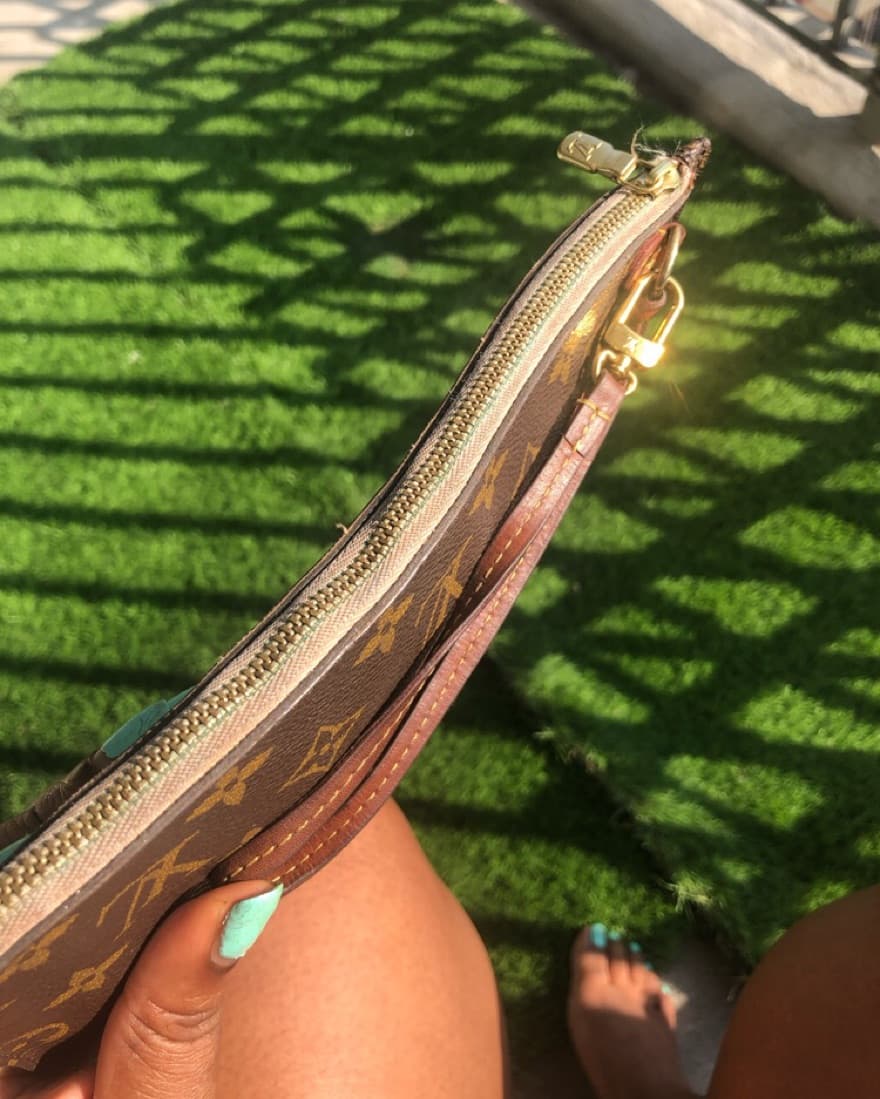 Authentic Louis Vuitton Wristlet  - Image 4