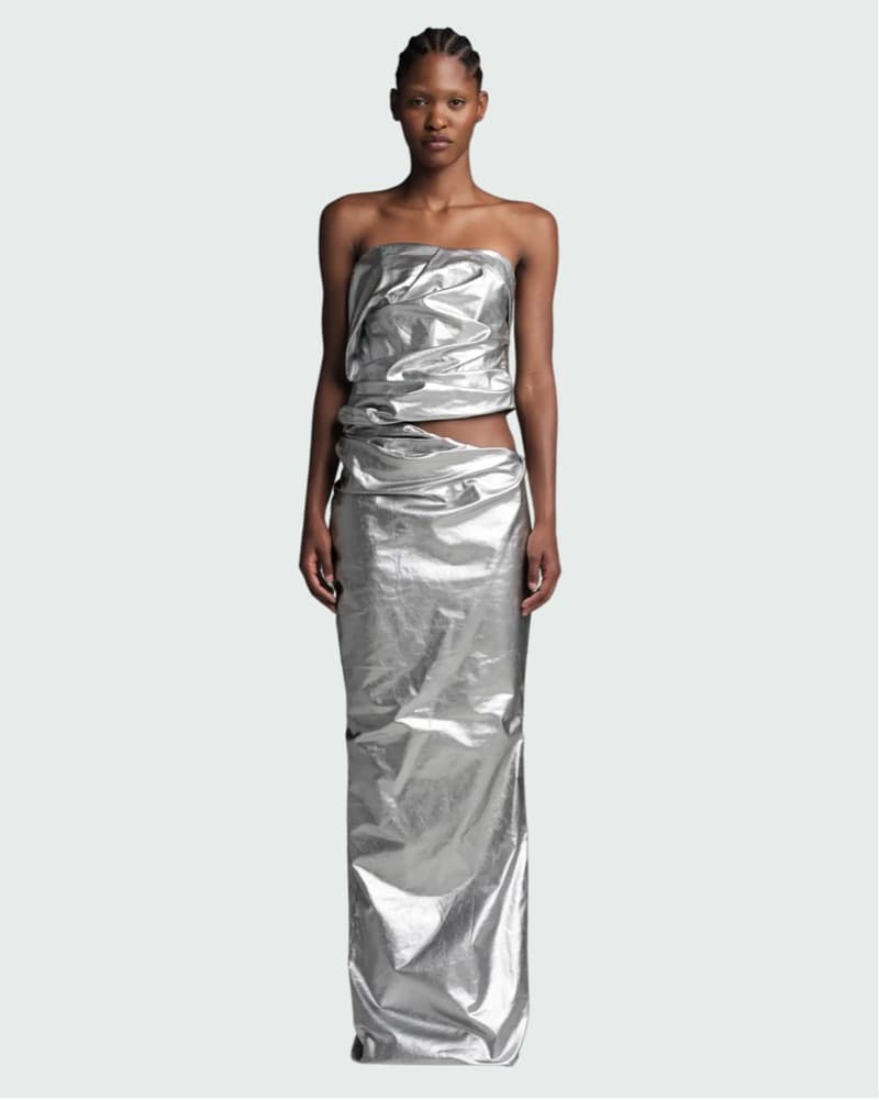 Entire Studios Silver Skirt - Image 1