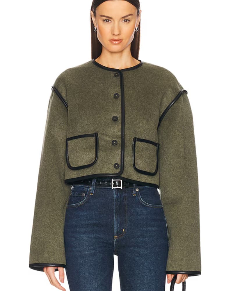 Helsa Boxy Scarf Jacket  - Image 4