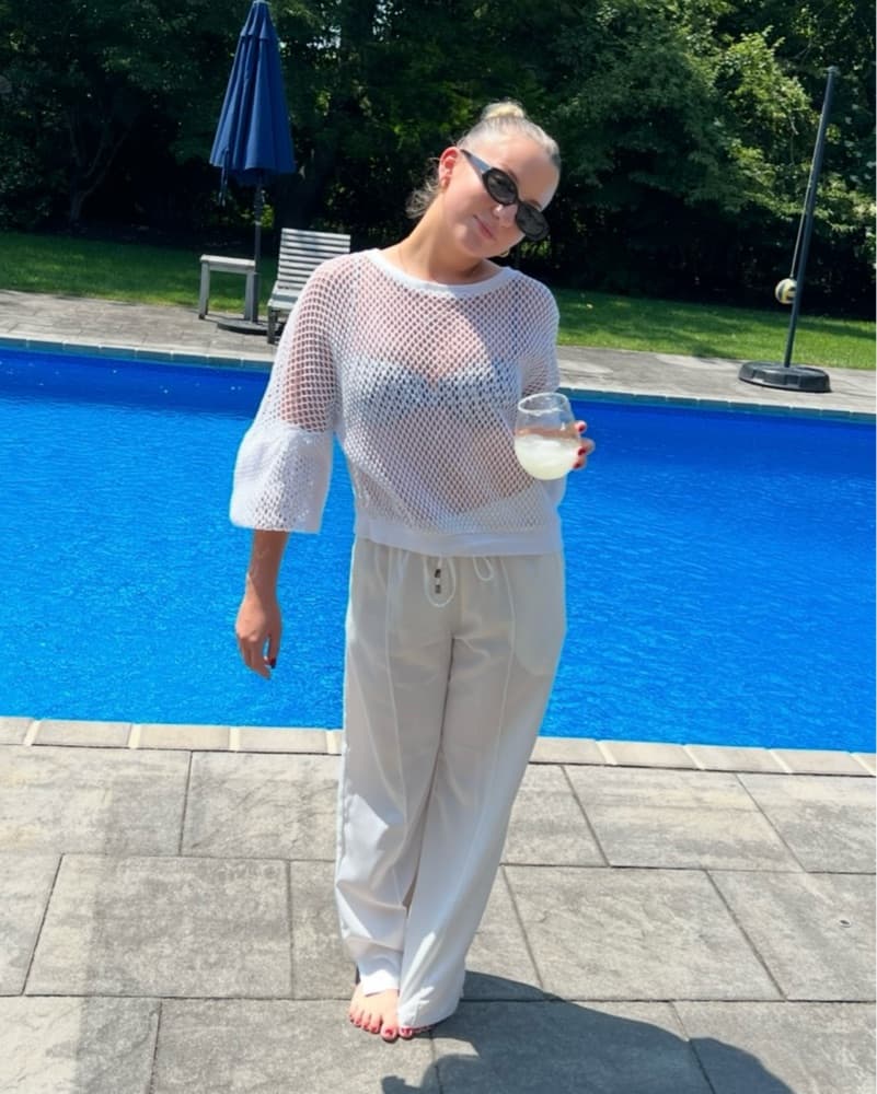 White Mesh Longsleeve - Image 2