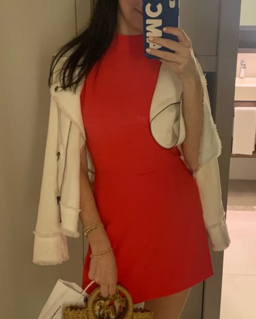 Alice & Olivia Red Tania Skort Romper  - Image 5