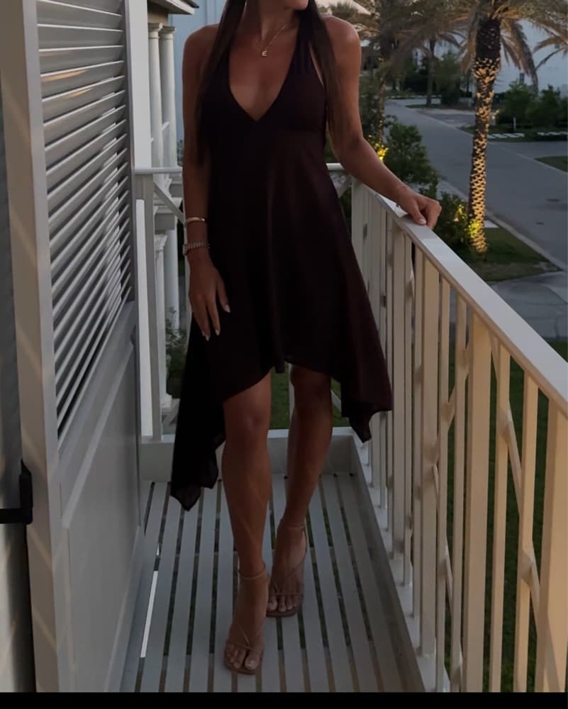 Brown Summer Dress - Zara   - Image 1