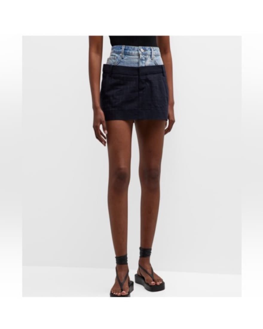 Frame Le Mix mini skirt - Image 1