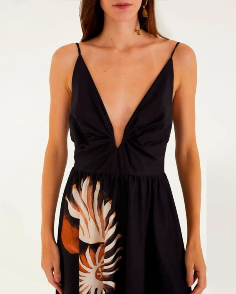 Farm Rio Stunning Floral Maxi Dress - Image 3