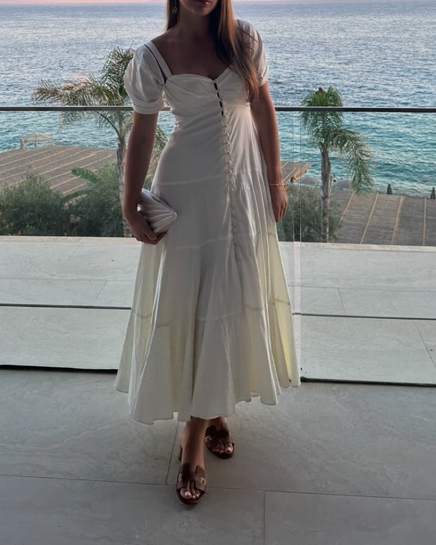 Cult Gaia Mina Cotton Dress - Image 5