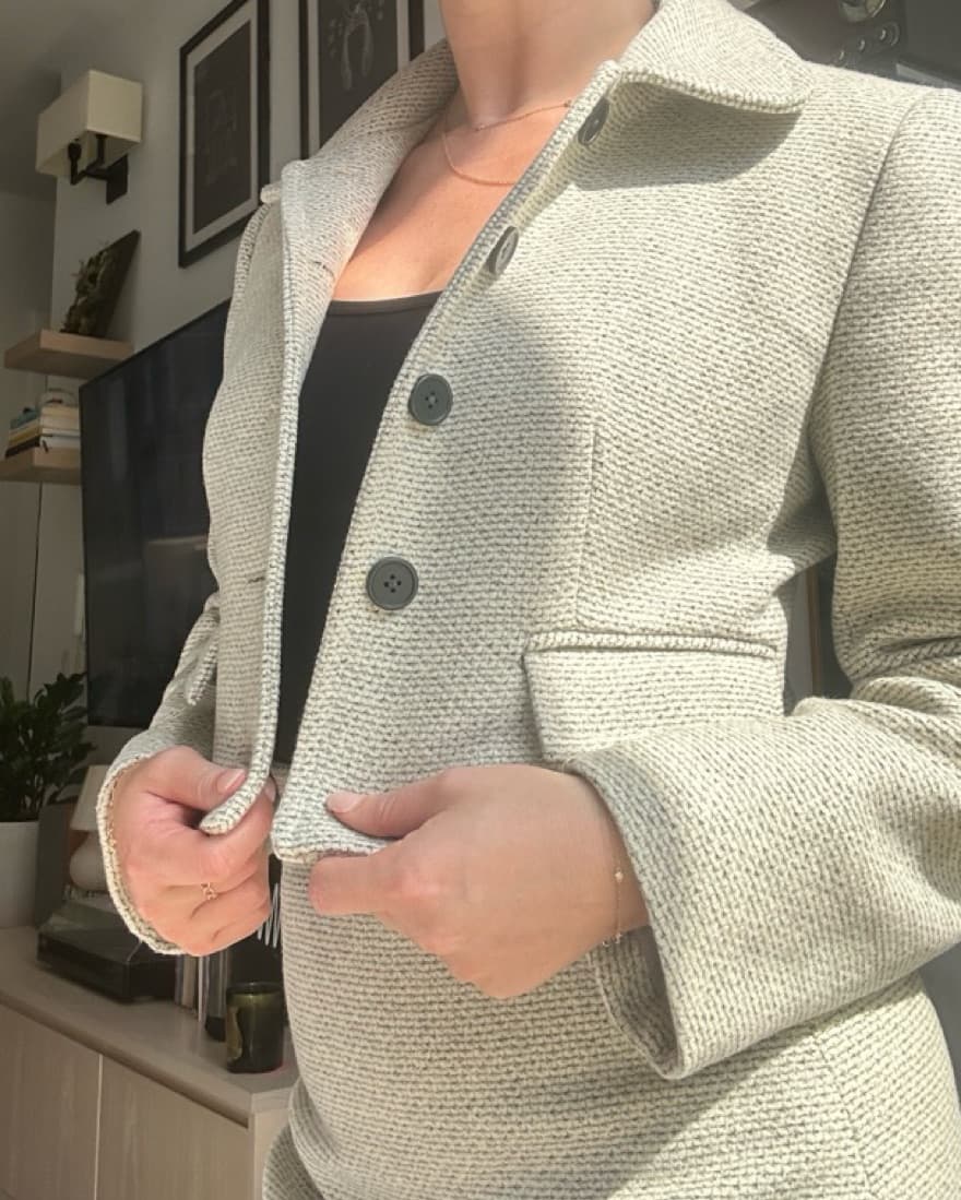 Blazer And Skirt Matching Set - Image 2