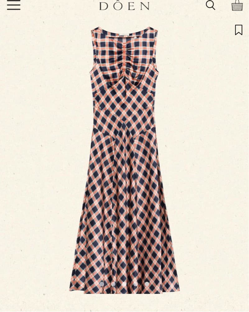 Doen Bruna Dress Plaid - Image 1