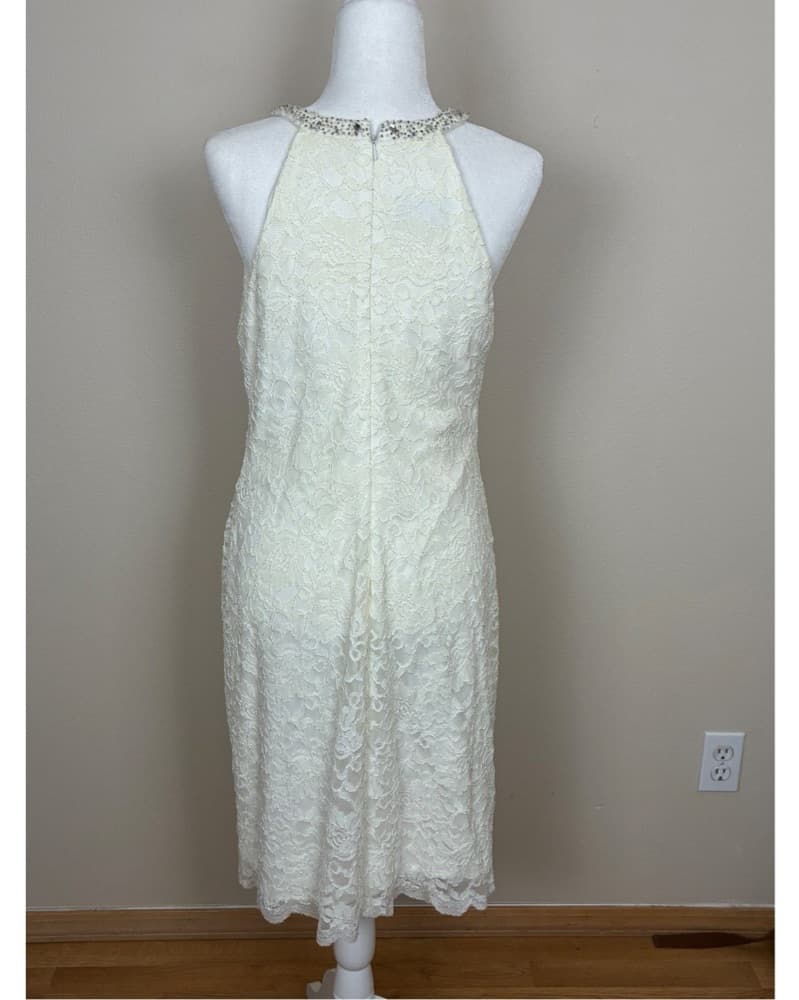 Db Studio Elegant Lace Cocktail Dress - Image 2