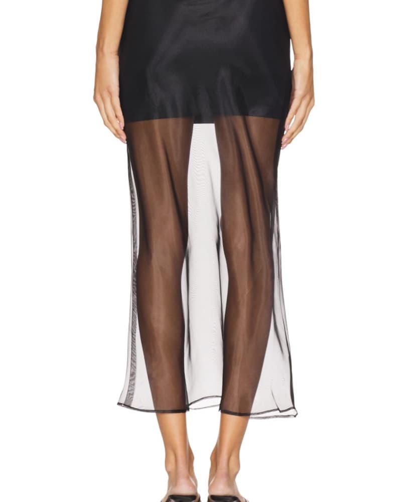 Midi Skirt In Black From Revolve  - Image 3
