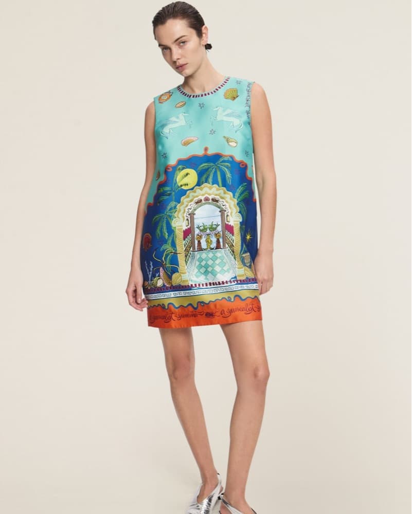 Vibrant Alemais Printed Mini Dress - Image 1