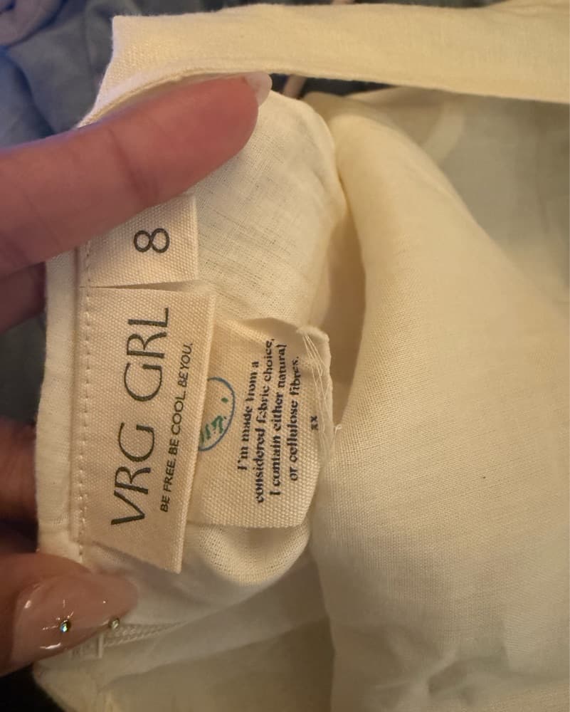 VRG GRL Discoteca Linen Dress - Image 2