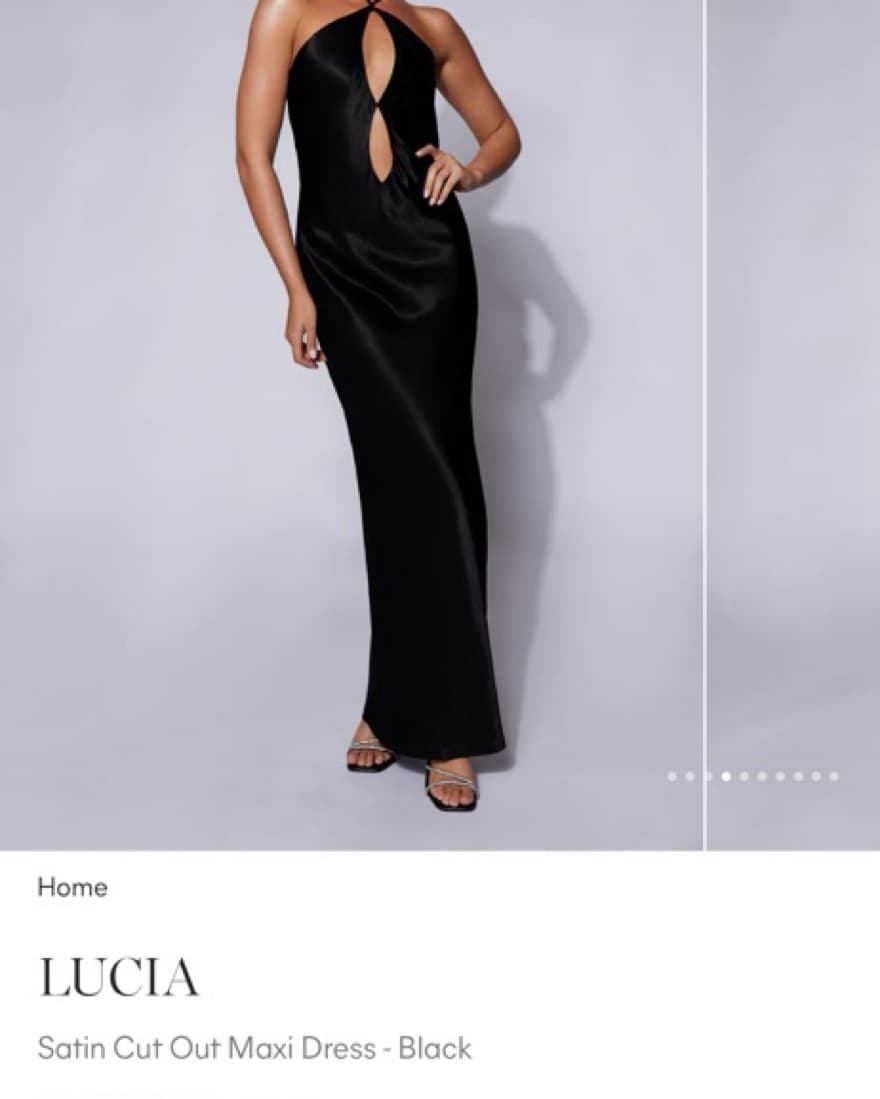 Meshki Black Backless Fun Front - Image 2