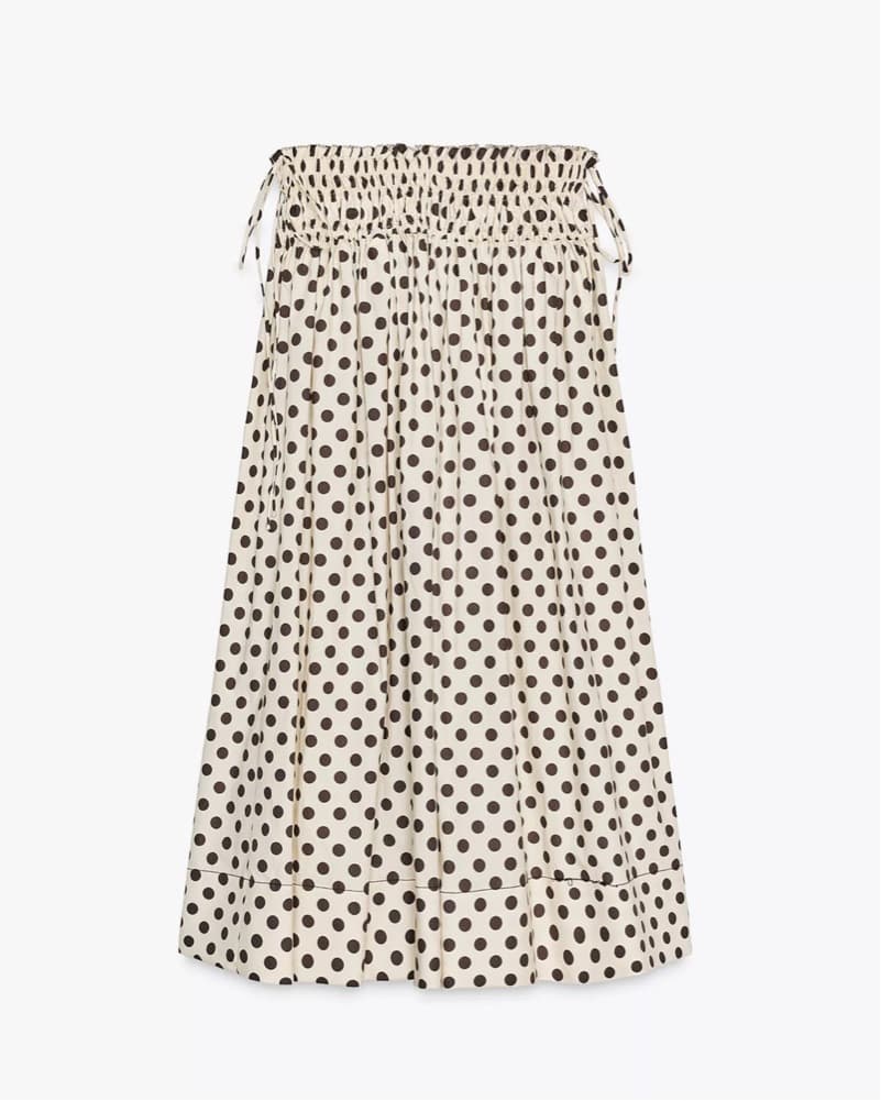Polka Dot Midi Skirt - Image 2
