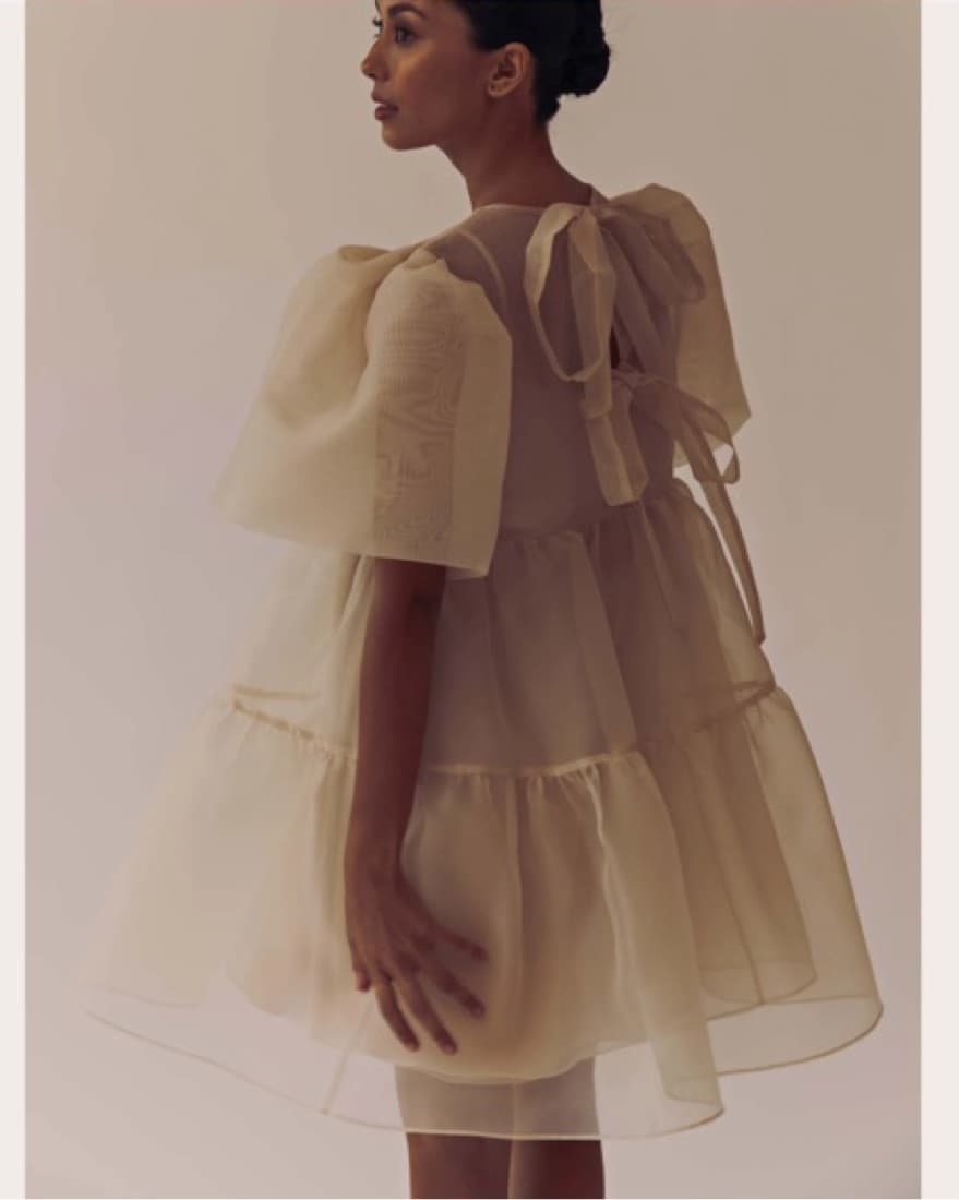 Vania Romoff Camisa Babydoll Dress  - Image 3