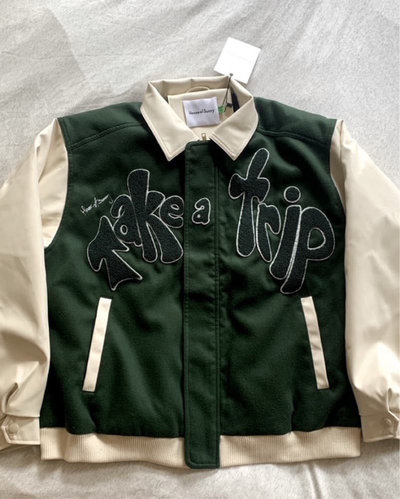 House Of sunny Green Bommer Jacket - Image 2