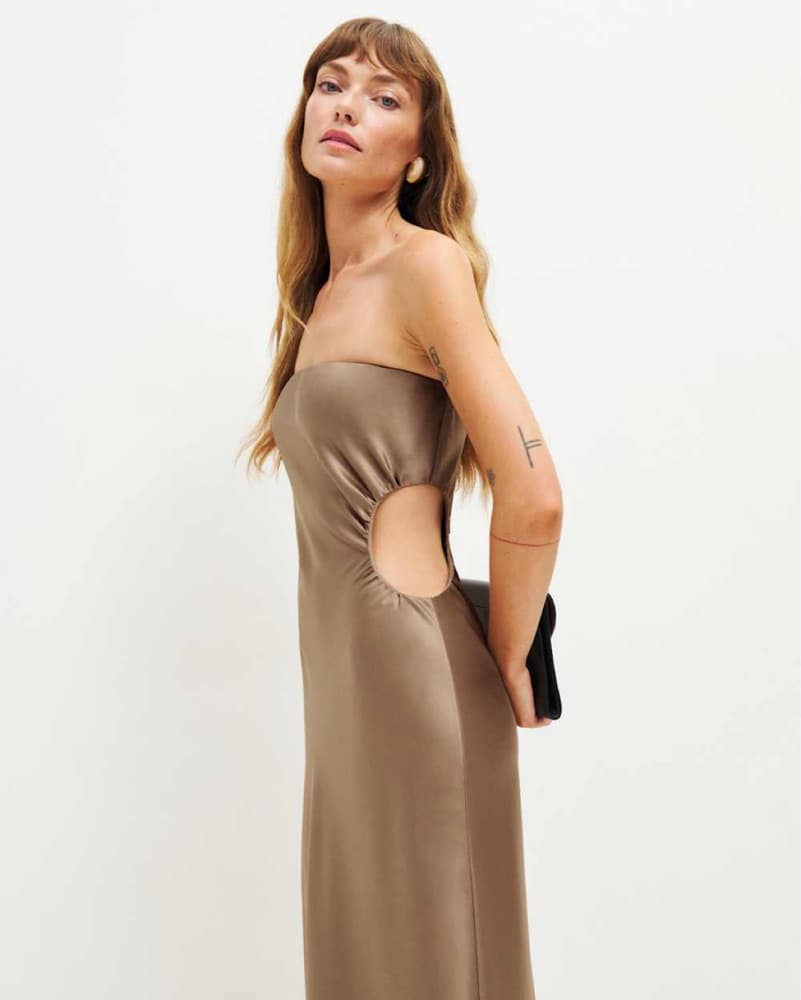 Reformation • Nevaeh Satin Dress - Image 2