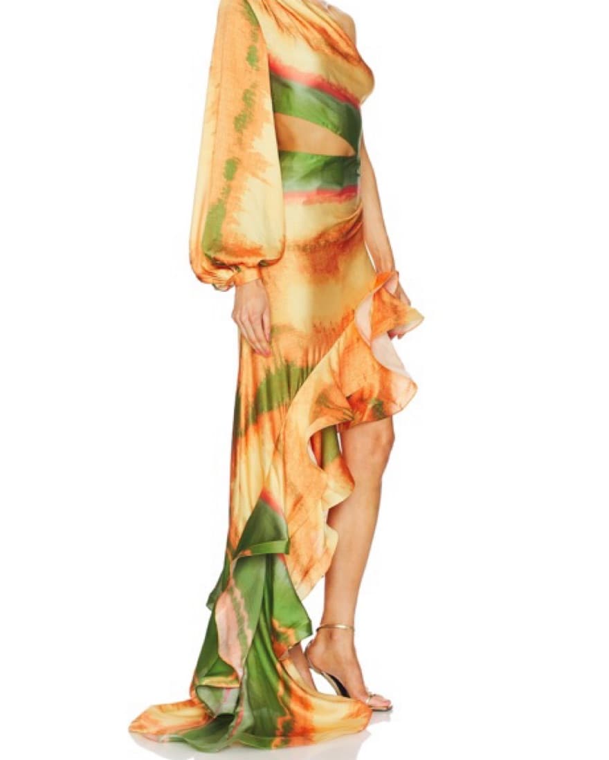 Bronx & Banco Hanna Horizon Gown Orange - Image 5
