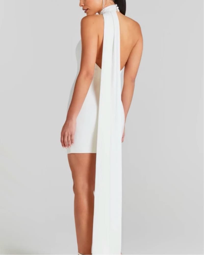 Nadine merabi Lana White Dress - Image 1