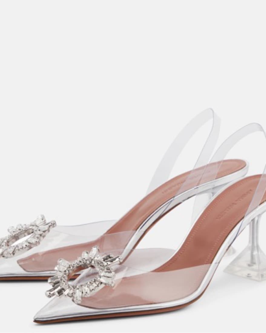 Amina Muaddi Begum Heels Clear - Image 3