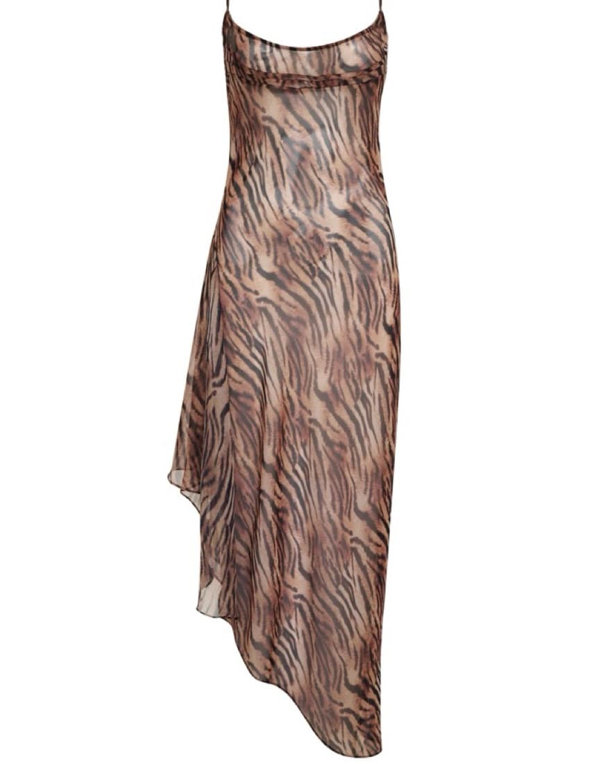 Semi Sheer Tiger Dress  - Image 2