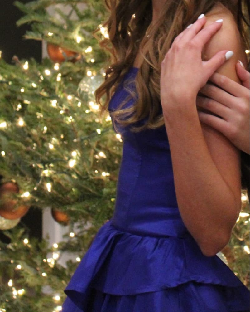 Lucy In The Sky Mini Formal Dress Blue  - Image 5