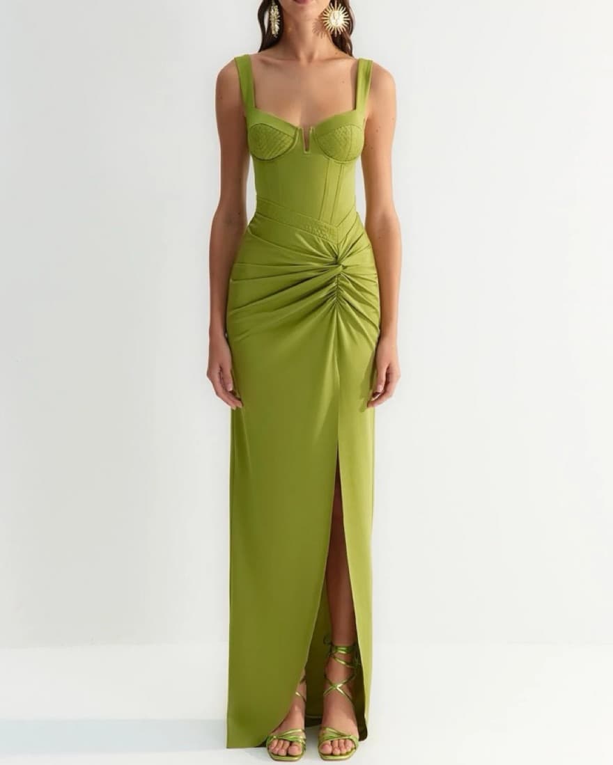 Green Maxi Dress  - Image 1
