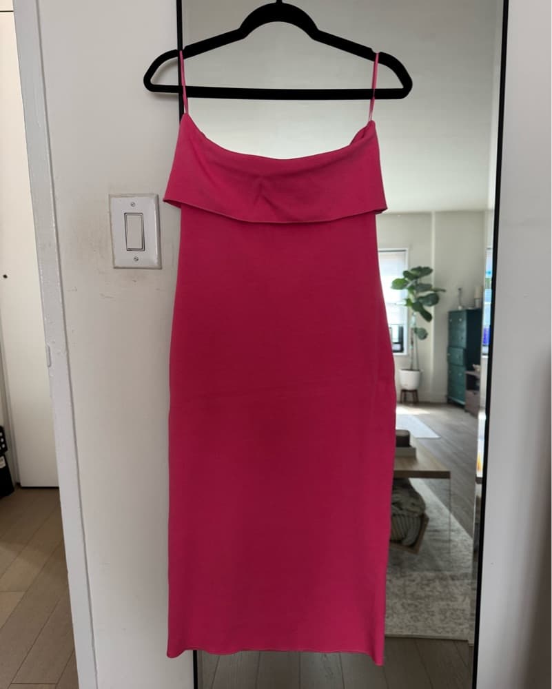 Pink Zara Midi Dress - Image 2
